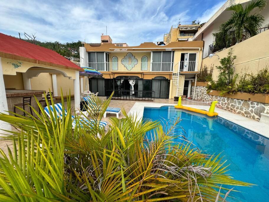 Blue Coast With Pool And Ocean View 10 To 35 P Βίλα Ακαπούλκο Εξωτερικό φωτογραφία