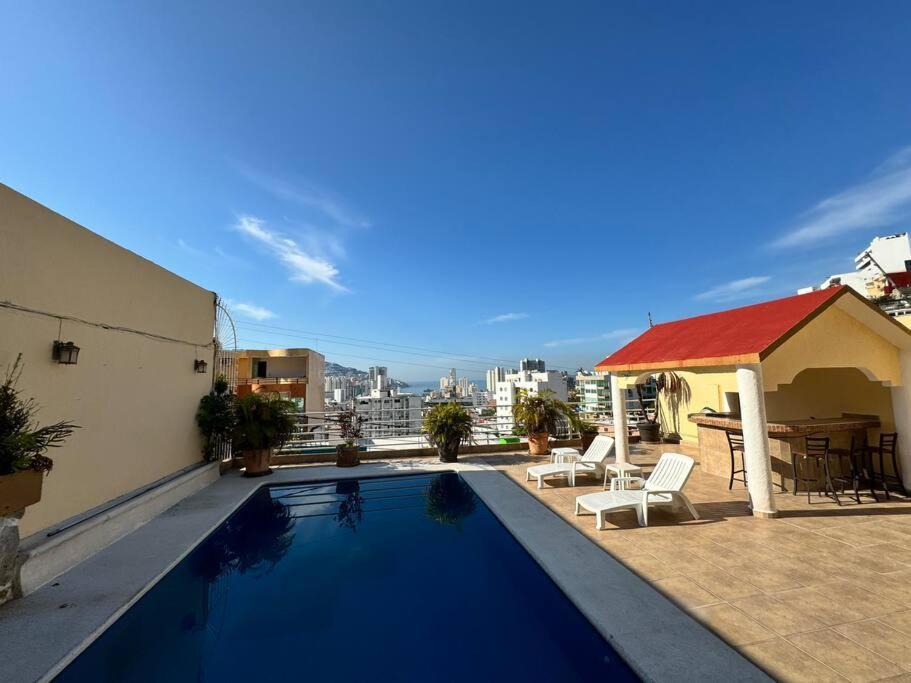 Blue Coast With Pool And Ocean View 10 To 35 P Βίλα Ακαπούλκο Εξωτερικό φωτογραφία